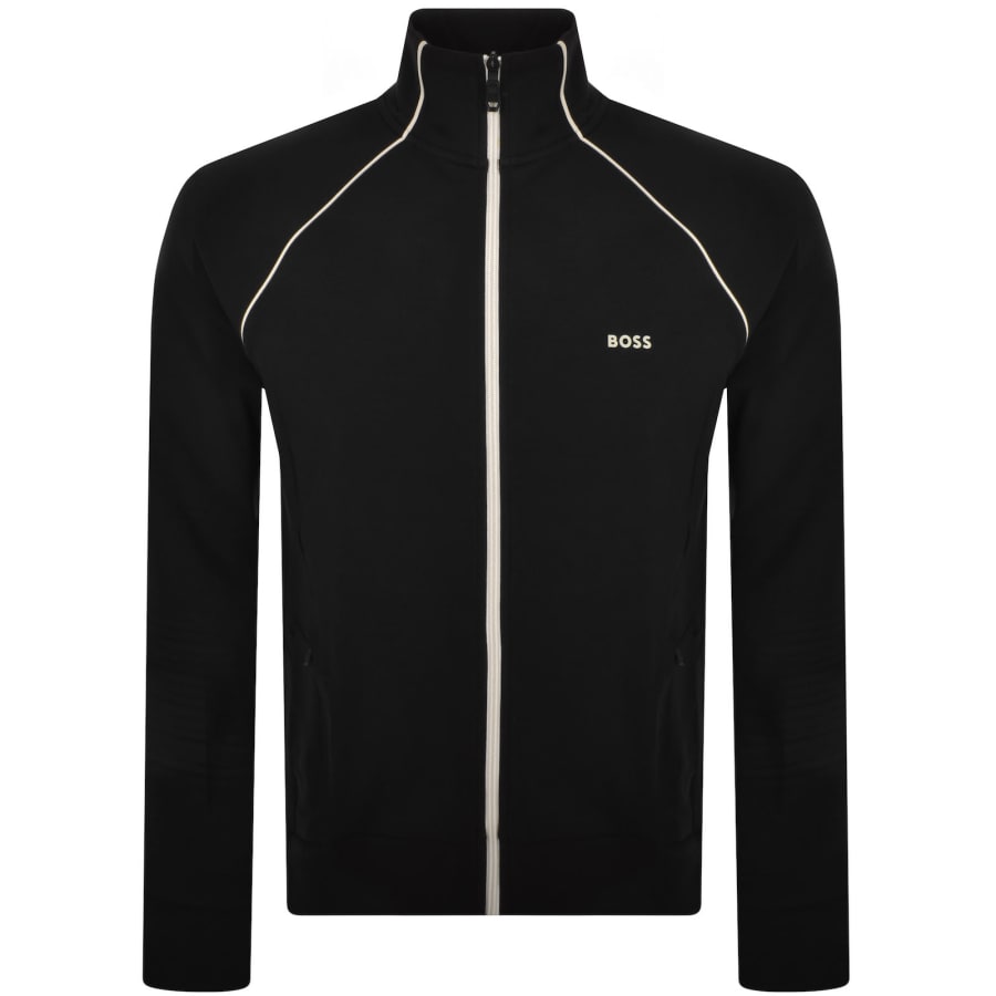 Hugo boss sweatshirt zip sales